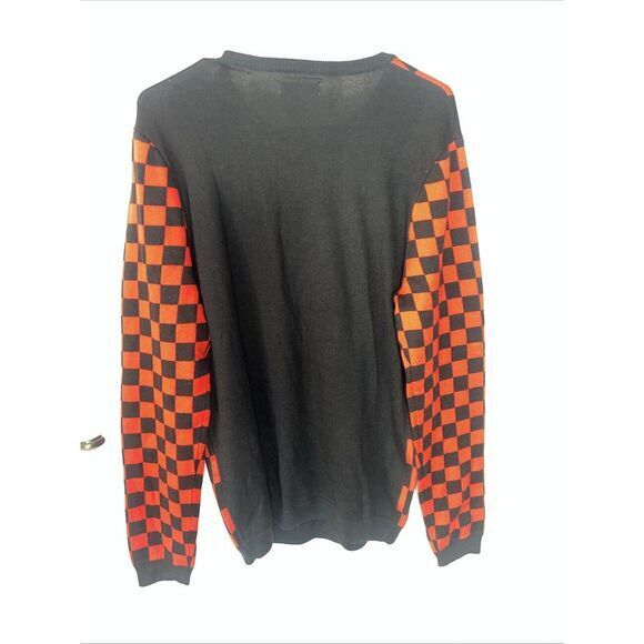 The Rail men's red black buffalo plaid long sleeve‎ pullover sweater Size Medium - Picture 4 of 7